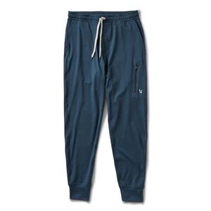 Men's Vuori Sunday Performance Indigo Blue Jogger Pants. Small